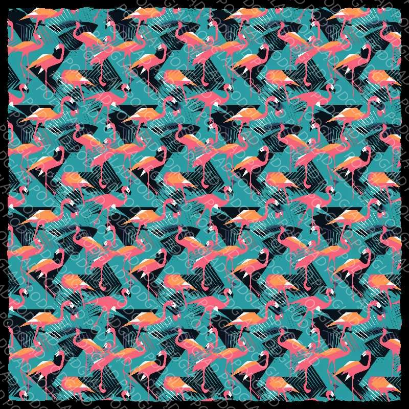 Abstract Flamingo